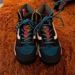 Colorful High-Top Sneakers